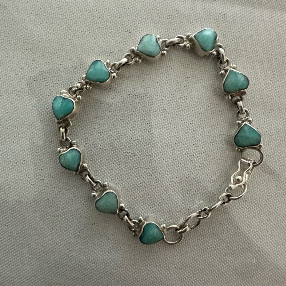Elegant Silver and Turquoise Bracelet